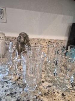 Clear Glass Tea cups