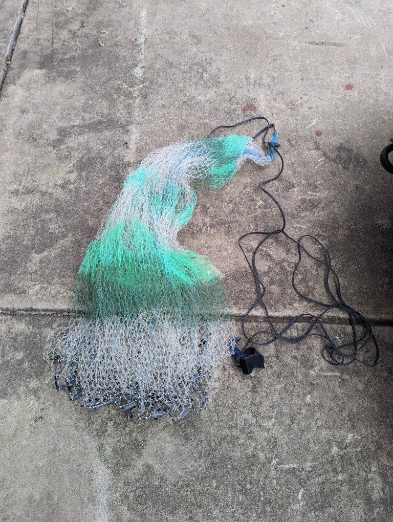 Tilapia Cast Net No Holes 4' Radius 8' Spread