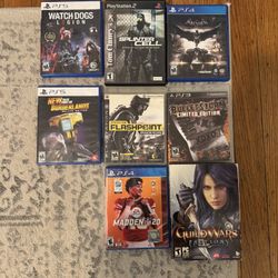 Wii,  PlayStation, Xbox- Large lot Of Games