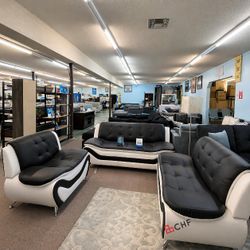 modern 3 piece living sofa set ( sofa + loveseat + chair )