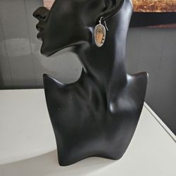 Silver Retro Earrings 