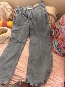 Hollister Light Wash Straight Leg Jeans with Tags