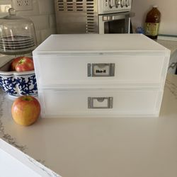 TWO like-it Portrait & Landscape Paper Storage Drawers The Container Store