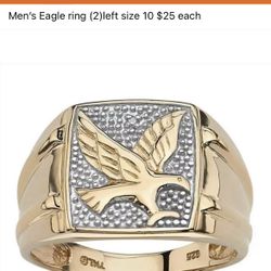 Eagle Rings 10-13 $20 each 
