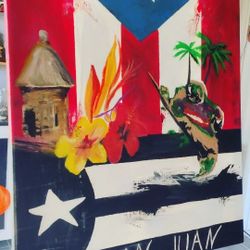 16x20 Acrylic Canvas Art Painting Wall Decor 