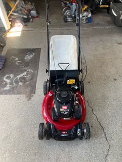 a Toro Recycler 21-inch Self-Propelled Gas Lawn Mower