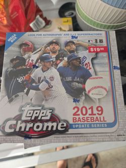 2019 topps chrome baseball update mega box