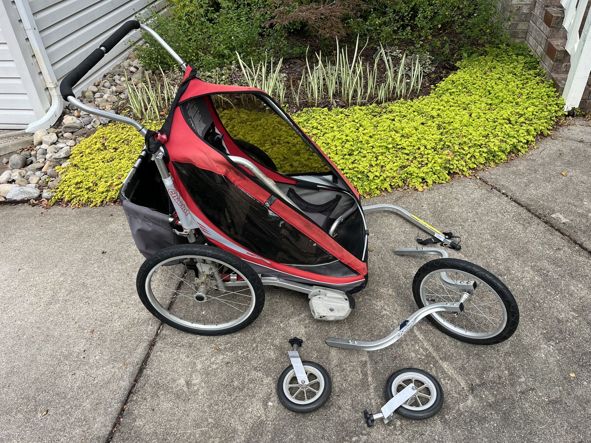 Chariot 2 Kid Bike Trailer/stroller
