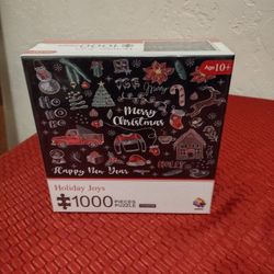 Holiday Joys 1000 Piece Christmas Themed Puzzle