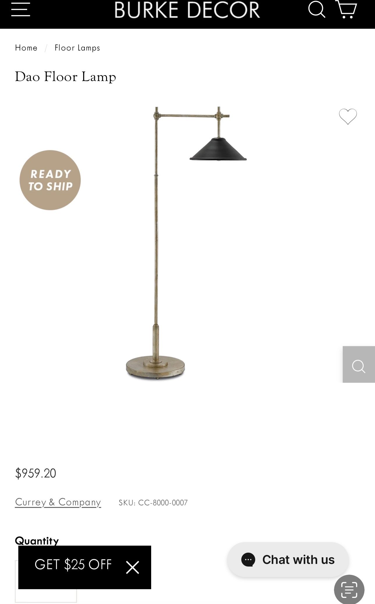 Currey & Company DAO Floor Lamp