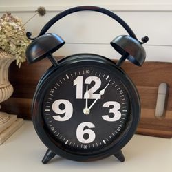 Metal old looking clock