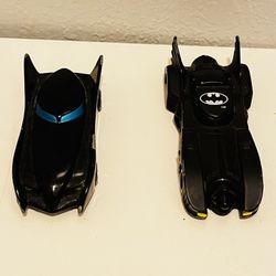 Lots Of 2 Batman DC Comic Toy Cars 1- Hasbro 1- Ertl 