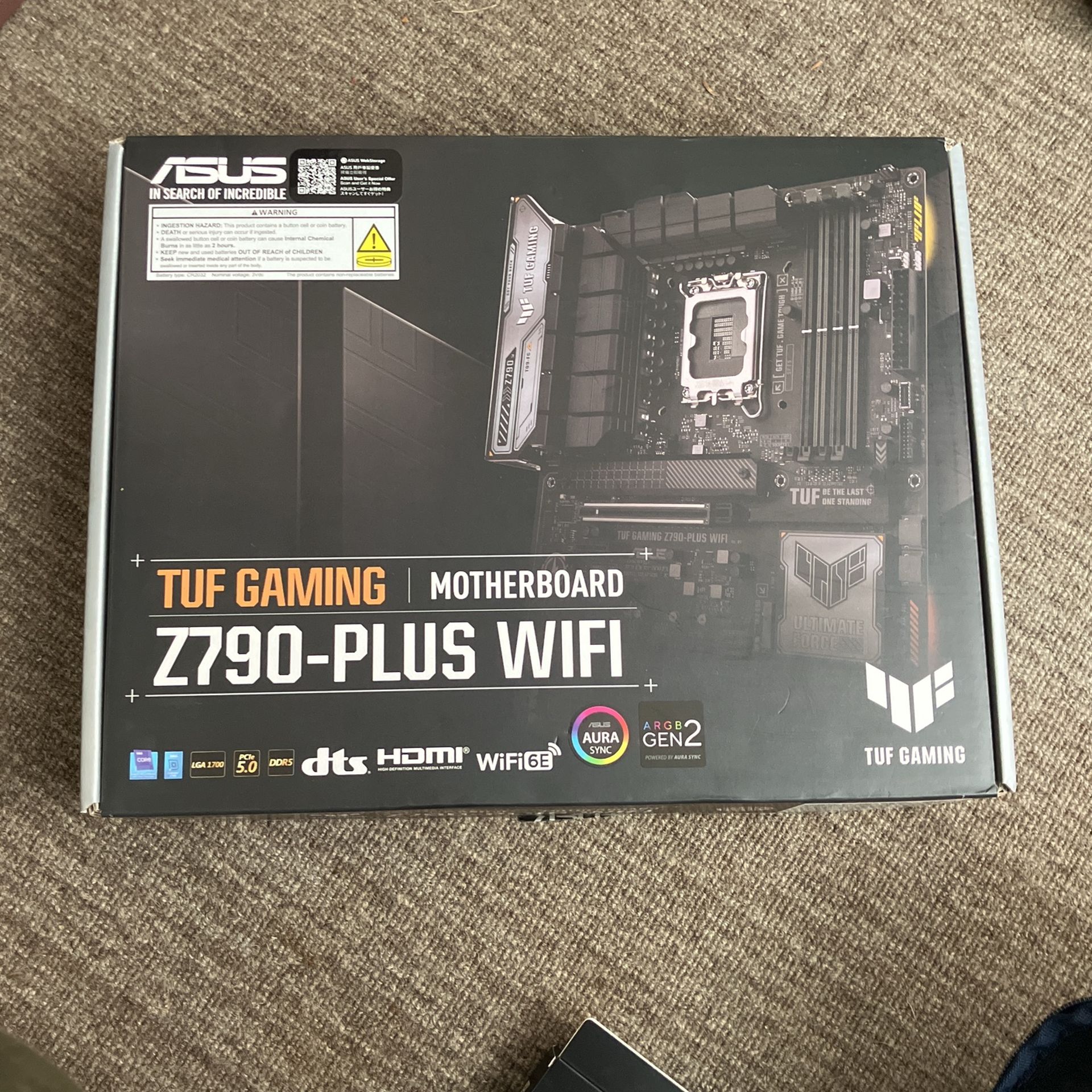 Asus TUF GAMING motherboard Z790-PLUS WIFI