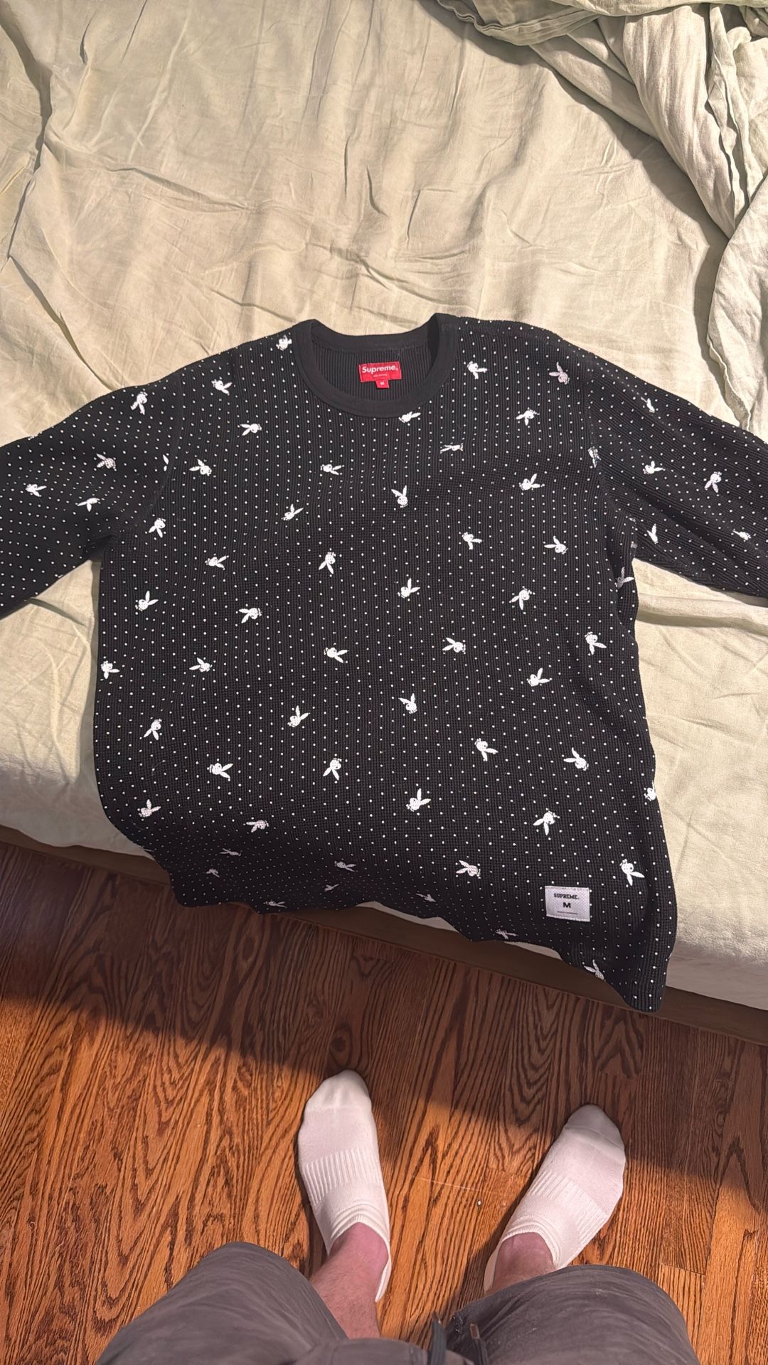 Supreme x Playboy Waffle Thermal M