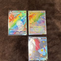 Rainbow And Shiny Charizard V