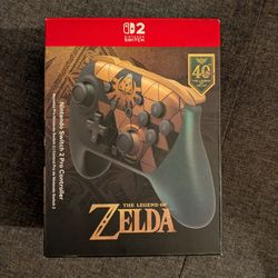 Nintendo switch 2 pro controller The legend of Zelda 40th anniversary edition