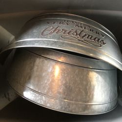 Galvanized Collar For Christmas Tree 