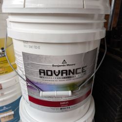 Brand-new Paint Five Gallon. White Only  