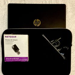 NEWER HP STREAM- 14" /HD with Intel Celeron N4000 1.1 GHz 4GB/SDRAM-64GB with NETGEAR WIFI EXTENDER!