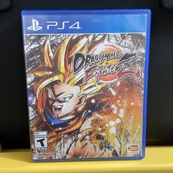 DRAGON BALL FighterZ dragonball Z for PlayStation 4 video game system PS4 fighters fighter