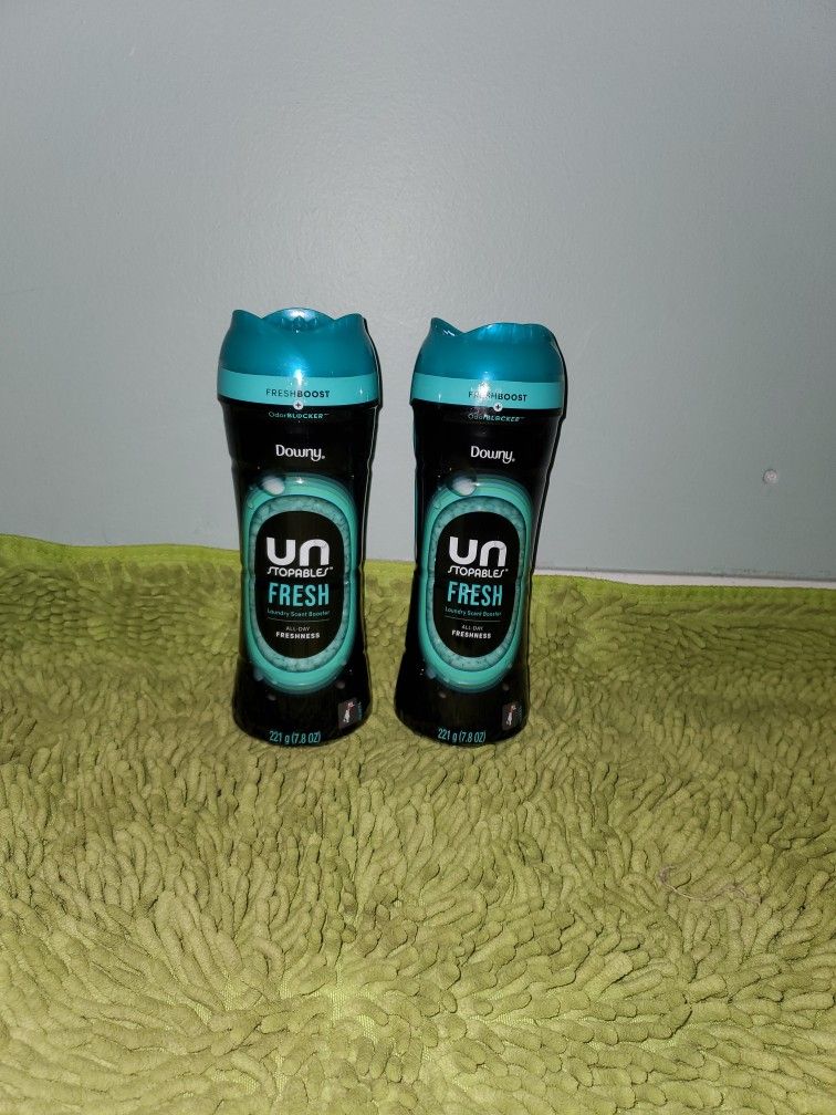 2 Downy In Wash Scent Booster Unstoppable Fresh 7.8oz