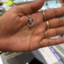 White Double Heart 