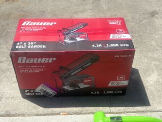 Bauer 4x36 Belt Sander with 6" Disc