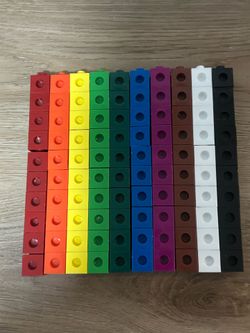 100 Linking Cubes Math Manipulatives