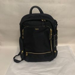 TUMI VOYAGEUR Celina Backpack Black/Gold