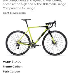 Carbon Frame Cyclocross Bike