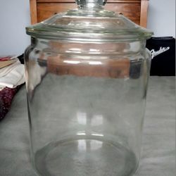Vintage Anchor Hocking  XL Glass Canister 