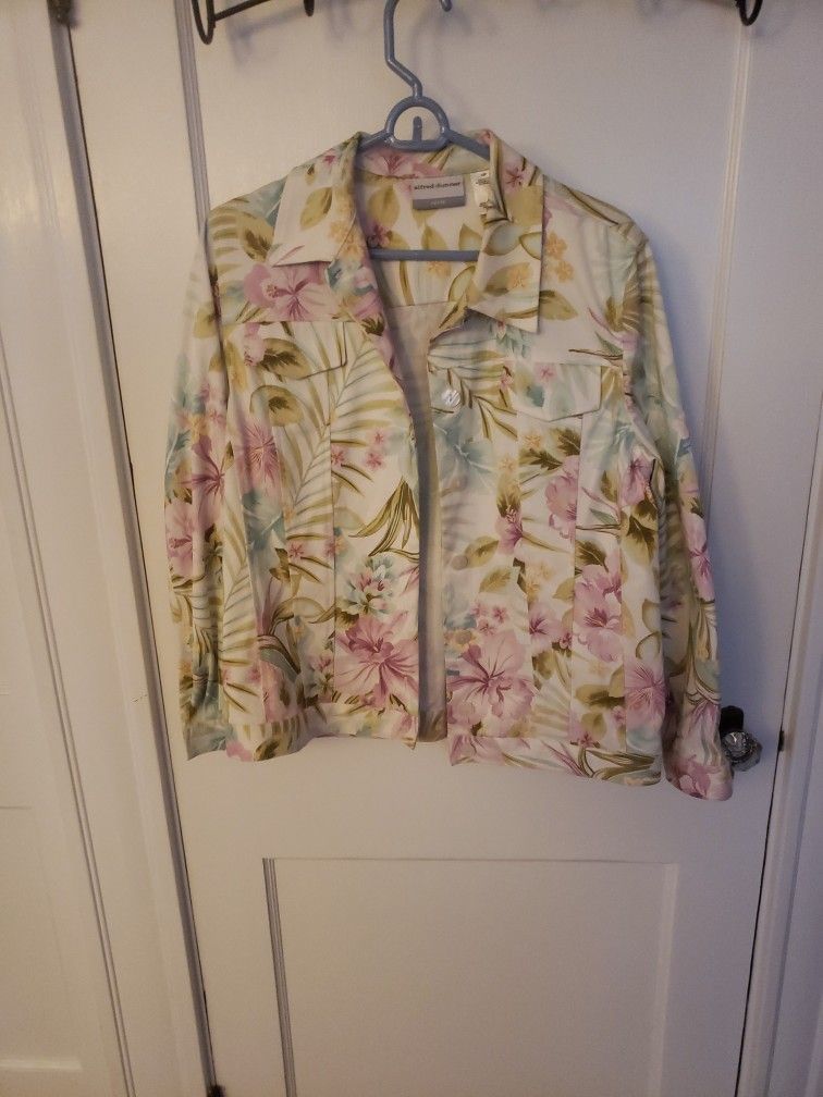 Brand NEW Flowery Shirt Jacket