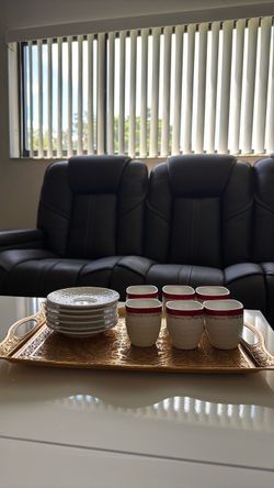 Turkish cups and saucers set