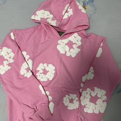 Pink/White Denim Tears Hoodie