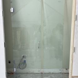 Shower Glass Doors 44” X 78-1/2”