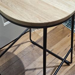 Wooden Steel BAR STOOL