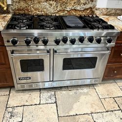 VIKING GAS RANGE 48” 