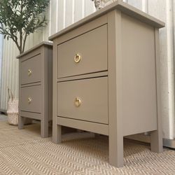 Boho Styled Set Of Nightstands