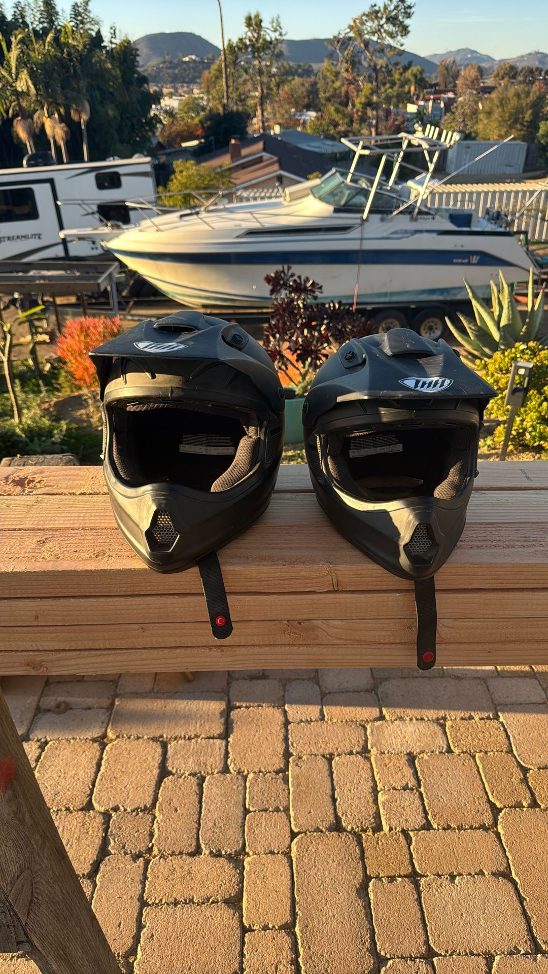 THH Motorcycle Helmet, Youth, Large Youth Small