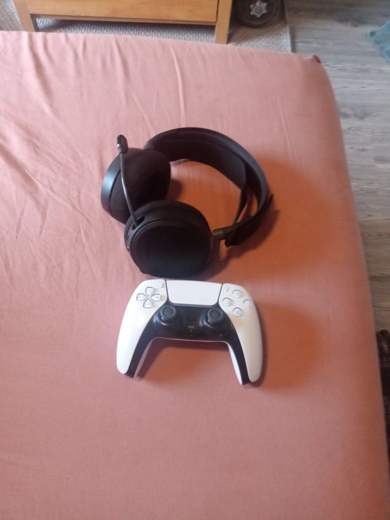 PS5 Controller Steelseries Headset