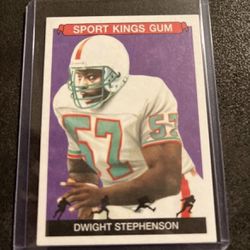 Dwight Stephenson 2022 Sport Kings Gum  Football Card # 94 Miami Dolphins