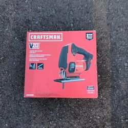 craftsman variable speed 20 volt cordless Jeg saw brand new in sealed box tool only 