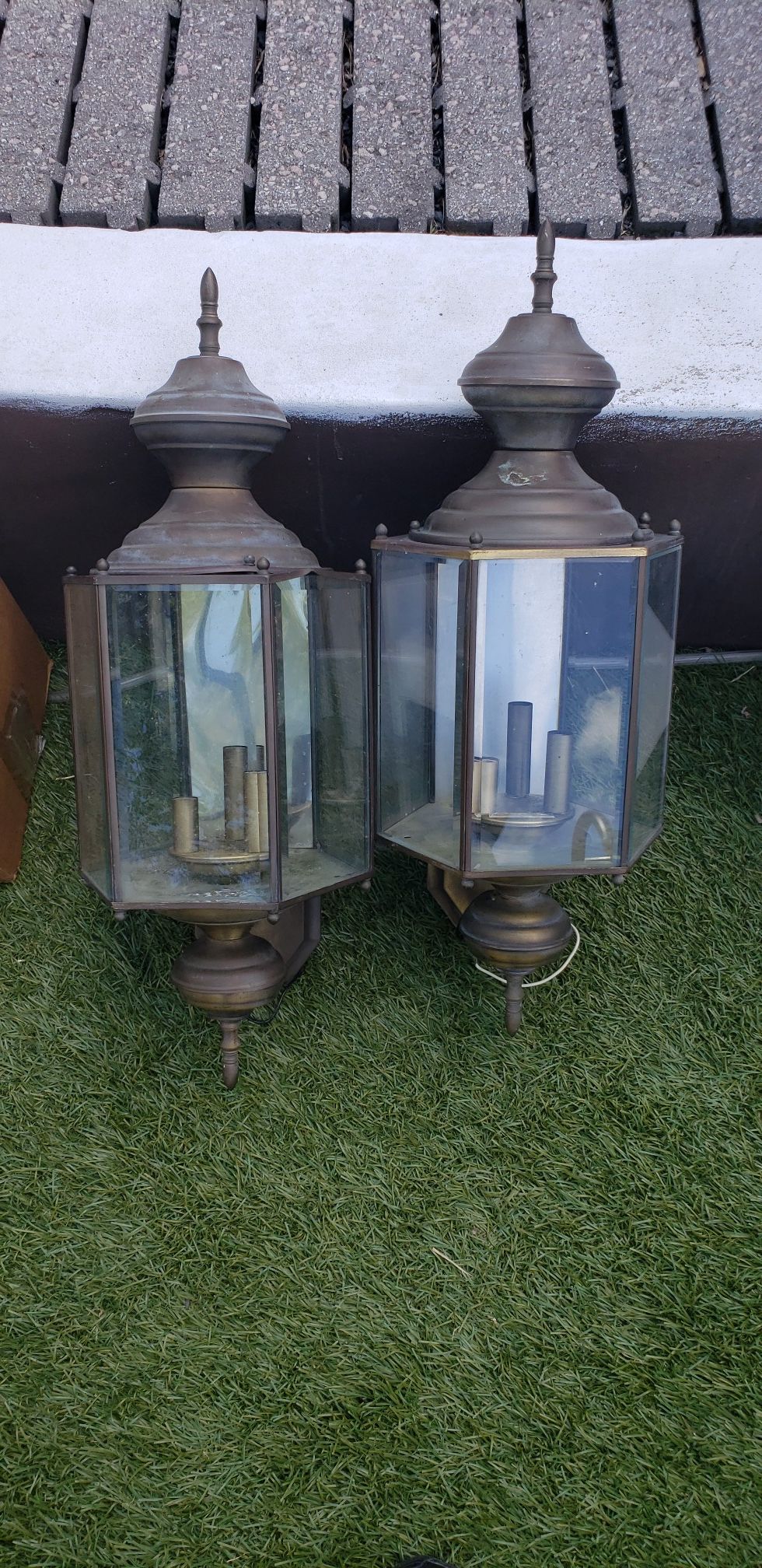 Out side electric wall lamps