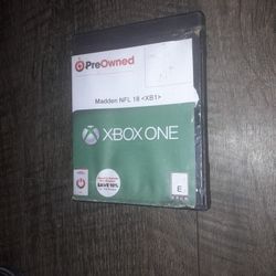 Xbox One Madden NFL 18