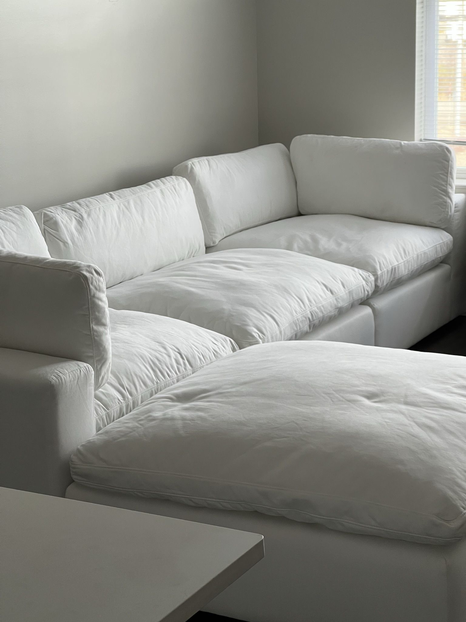 RH cloud sectional + Ottoman