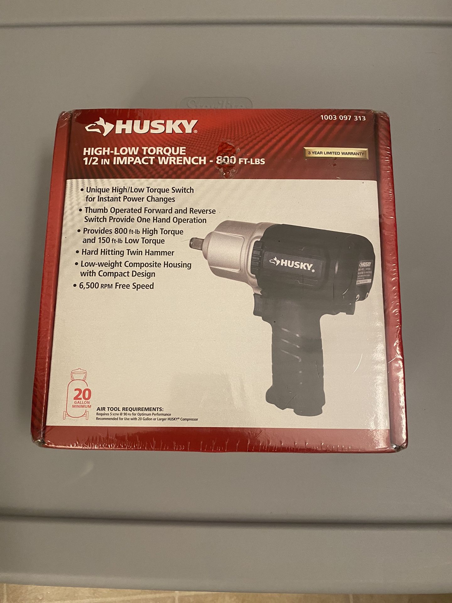 Husky 1/2in Impact Wrench 