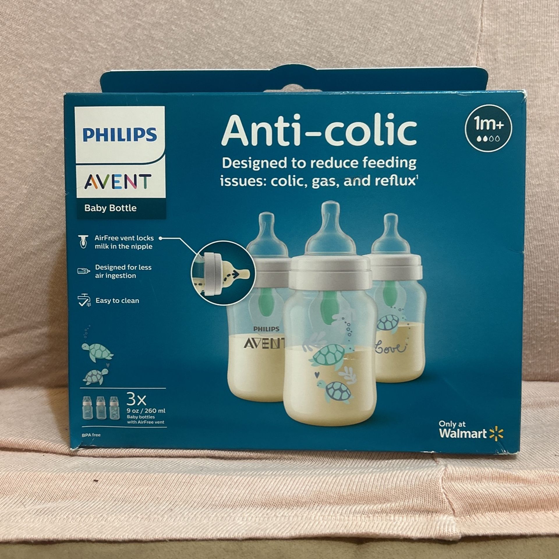 Phillips Avent Anti-coilc Baby Bottle 1m+
