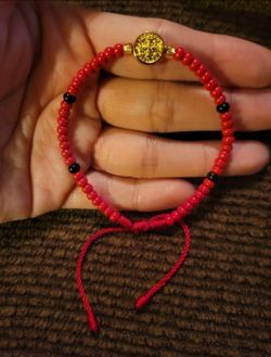 Adjustable Red String Saint Benedict Bracelet for Adults Pulsera San Benito para Adultos