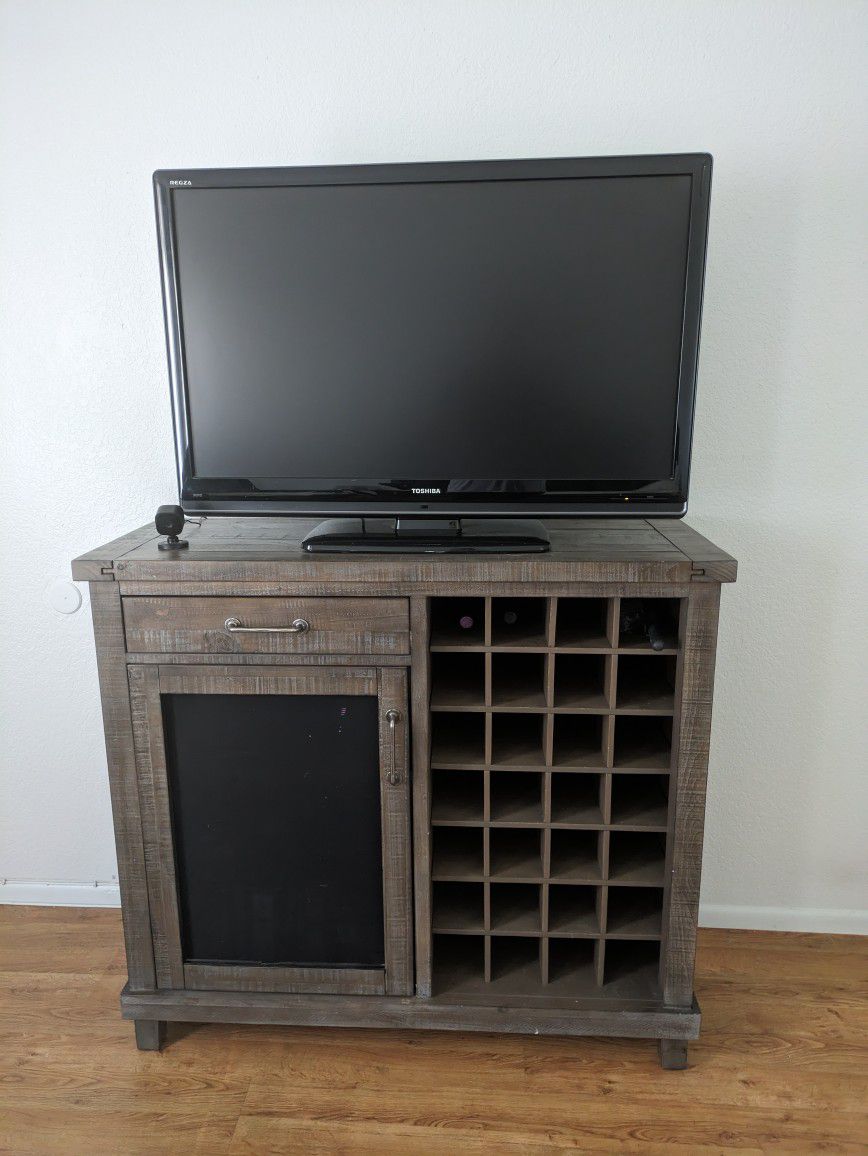TV Console, Wine Rack, Living Spaces 