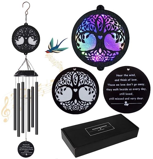 Solar Tree of Life Wind Chimes
